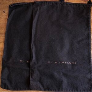 Elie Tahari Brown Dust Bags Set